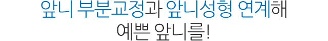 앞니 부분 교정