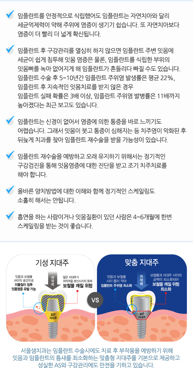 치료후 구강관리